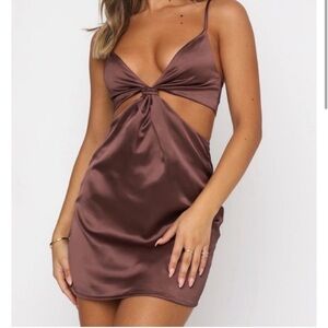 White Fox boutique Let’s Run Away mini dress